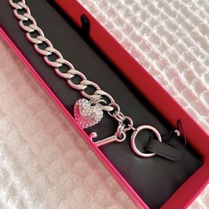 Juicy Couture Pave Heart Starter Bracelet